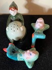 Lot Of 3 Vintage Made In Japan  Ceramic Elves   Elf Figurine