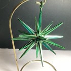Vtg 1950s Bradford Green Atomic Starburst Sputnik Ornament 5  Plastic Mcm Xmas