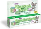 Fast-acting Diaper Rash Cream With Aloe   40  Zinc Oxide - Baby Safe   Usa Made
