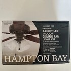 Hampton Bay 3-light Oil Rubbed Bronze Ceiling Fan Shades Led Light Kit