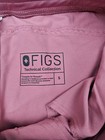 Figs Kade Cargo Scrub Pants Womens S Chalk Pink Dusty Rose Straight Leg Comfy