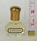 L effleur By Coty Women Cologne  0 25 Oz 7 5ml Miniature Vintage- Lot Of 2
