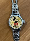 Vintage 1930s Ingersoll Mickey Mouse Watch W  Silver Band   Disney   Parts