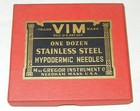 12 Vintage Vim Macgregor Instrument Co Stainless Steel Hypodermic Needles Nos