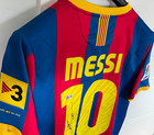 Lionel Messi Signed Autograph 2010-11 Barcelona Home Jersey With Authentication