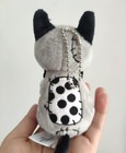 Disney Rare Tim Burton Frankenweenie Plush Sparky Dog Toy Key Chains 18cm