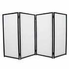 Dj Foldable Facade Portable Event Metal Frame Booth Panels Black white Carry Bag