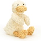 Jellycat Tumblie Duck Stuffed Animal - Medium 14  Soft Plush Toy With Tags   Bag