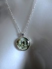 Gothic Skull Cabochon Pendant Necklace