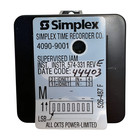 Simplex 0617952 Iam Supervised Idnet  4090-9001  0617952183v749  free Shipping 