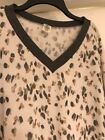 Womens Loose Fit Long Sleeve Tunic V-neck Drape Flowing Casual T-shirt Blouse