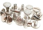 50 Pack Fancy Floral Silver Chicago Screws 1 4  Belts Bridles Leather Craft New