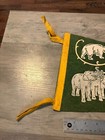 Vintage Felt Pennant National Zoo Park Washington Dc Monkey Elephants