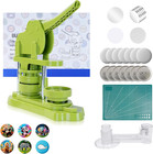 Green Button Maker Machine 2 25 Inch 58mm - Diy Pin Badge Press Kit