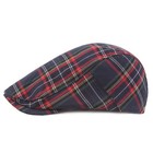 Mens Adjustable Colorful Striped Plaid Ivy Newsboy Cabbie Gatsby Golf Cap Fla   