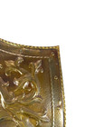 Vintage French Repouss   Copper Heraldic Shield Coat Of Arms Wall Plaque