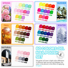 148pcs Gel Nail Polish Kit With U V Light Almond Nail Tips Nail Drill -60 All Se