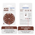 60 Count Size 312 1 45v Hearing Aid Batteries A312 Pr41 Zinc Air Mercury Free
