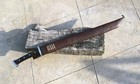 Custom Handmade 30   Survival Machete Sword   Carbon Steel Blade   Hunting Sword