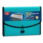 H4d 13-pocket Accordion File Organizer  Expanding File Folder   Extra Back Teal