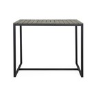 Ezra Bar Table Acacia Wood Metal Frame 51 25  W X 27 50  D X 40 25  H