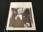 Frank Sinatra Original 1998 Mass Celebration Of Life Memorial Service Program