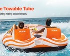 Inflatable Water Sports Towable Raft Boat Tube 2 Person Tow Behind Lake Raft