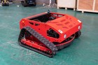 16 Hp Remote Control Crawler Mower Adjustable Mowing Height Petrol Lawn Mower452