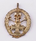 German Empire Ww1 Iron Cross Box Wwi Germany Skull Bones Shock Troops Case Wood