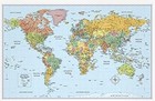 Rand Mcnally Signature Edition World 50x32  Wall Map - Paper Rolled New 