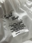 Vtg Crystal Magic White Nylon Sz M Square Dance Double Petticoat Skirt 60 Yards