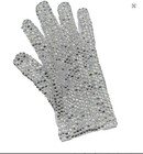 Handmade Michael Jackson Silver Glove Full Crystals Adults Impersonator