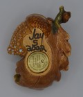 Estee Lauder Pleasures Glistening Acorn Compact 2002 Jay Strongwater  signed 