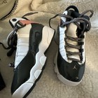  new  Pre-school Kids Nike Air Jordan 6 Rings  ps  White   Anthracite Red Star