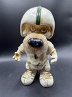 Vintage 1977 Football Dog Coin Bank Hard Plastic Composition 9  Creative Mfg