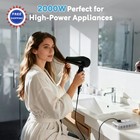 Voltage Converter 2000w Adapter Us To Europe International Travel 220v 110v