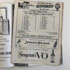 Feb 20 1957 Nhl Hockey Program Boston Bruins At New York Rangers Ex