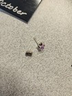 Sterling Silver Earrings Genuine Cubic Zirconia