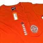 New Harley-davidson Pocket Mens Small T-shirt Orange Hampton Roads Yorktown Va