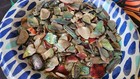 Polished Red Abalone Shell Pieces  Small To Medium Sizes 1 4 Lb Bag