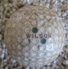 Vintage Wilson Green-hi Double Dot Dimple Golf Ball 1930-40 s  Several Cuts