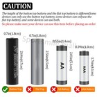 1 2 4 6 Pack 3 7 Volt 1865zero Rechargeable Battery High Capacity 3000mah