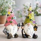 Vintage Garden Gnome Ceramic German Spring Decor 1 Pcs Random Color Hat 9   Gift