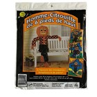 Vintage Sunhill Stuffed Pumpkin Man 1997 Weatherproof Plastic Sealed Halloween