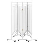 4-panel Medical Room Divider  Medical Privacy Screen  Portable And Foldable Us   