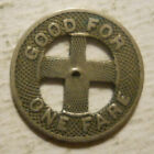 Quincy Railway Company  illinois  Transit Token - Il720b