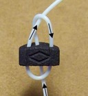 Rosette Diamond Secure String Ties For Ukulele - New Uke Bridge Beads 