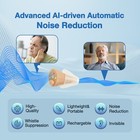 Rechargeable Cic Hearing Aids For Seniors With Noise Reduction And Charging Case
