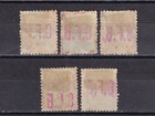 Tonga 1893 Sg Official O1-o5 Canc Vf