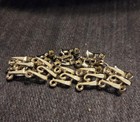 Vintage 1950s Gold Tone Link Bracelet Mid Century Modern Retro Statement
